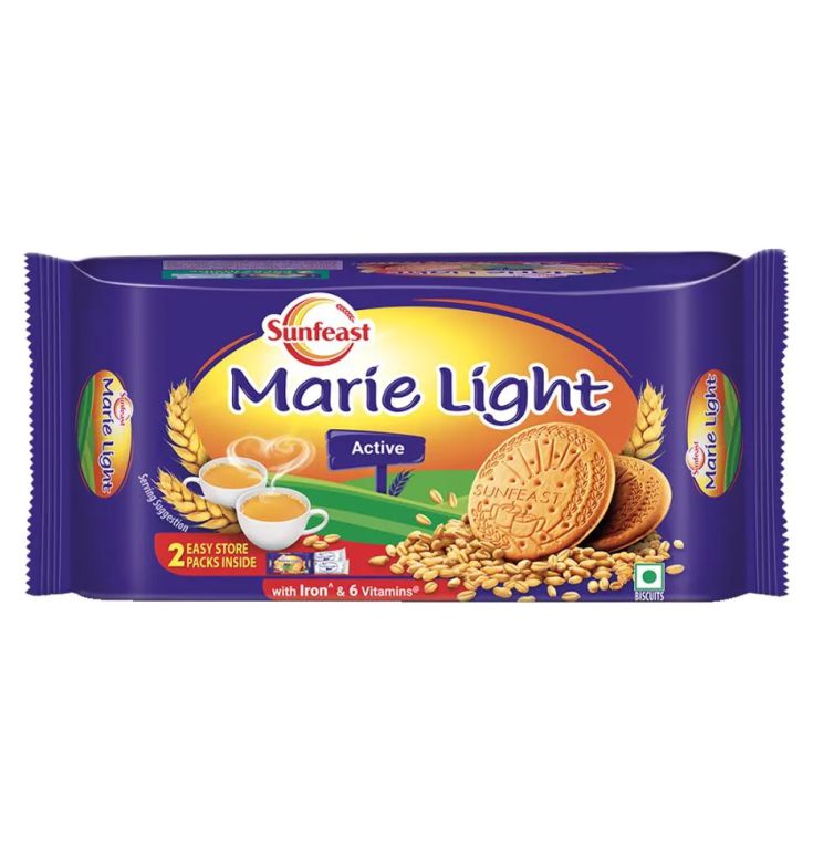 Sunfeast Marie Light Biscuits, Rs.40 + Tea Jar Free